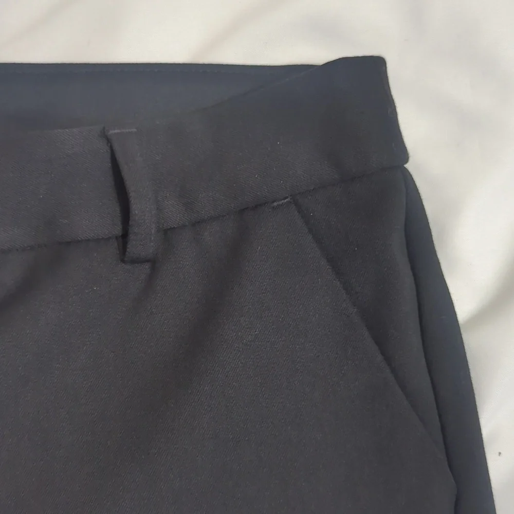 Express Columnist Mid Rise Ankle, Color Black Size 4S
